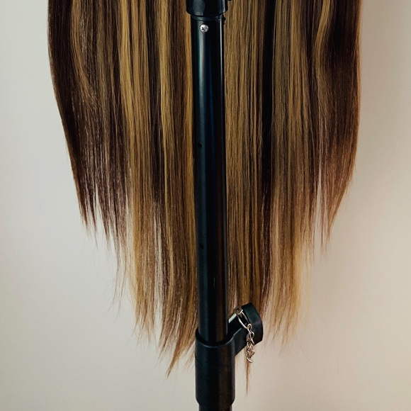 Long Gorgeous Toffee Blonde Color Premium Fiber Lace Front Wig 🤎💛 - Picture 2 of 15